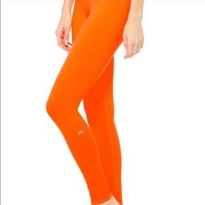 ALO YOGA Airbrush 7/8 Legging Tangerine Orange